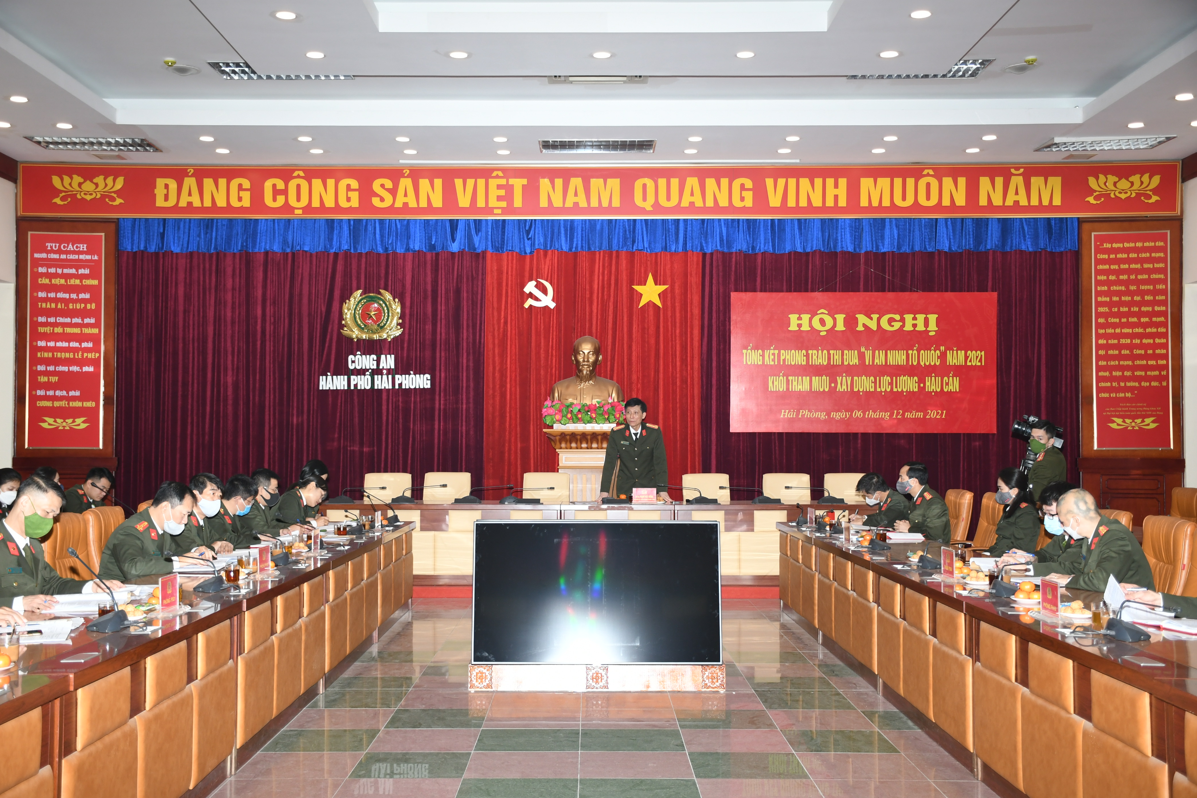 Khối Tham mưu - Xây dựng lực lượng - Hậu cần: Tổng kết phong trào thi đua 